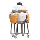 Parrilla horno Kamado "ASADOR PORTEÑO, Blanco" - Kamado Argentino