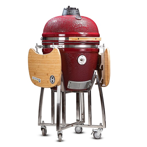 [KAMA070] Parrilla horno Kamado "ASADOR CRIOLLO, Carmesi" - Kamado Argentino