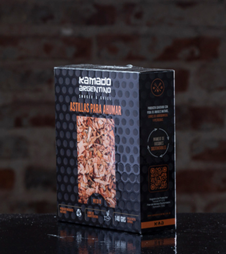[KAMA072] Astillas para ahumar Medio 140 gr - Kamado Argentino