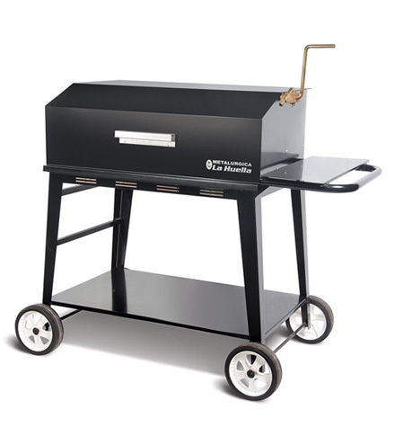 [LH004] Parrilla Carbón Chica, con Tapa - La Huella 