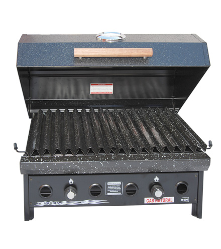 [LOU007] Parrilla a gas Lou 60, con tapa