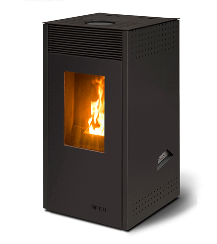 Calefactor alto rendimiento, estufa, a pellets Winkel - Öfen