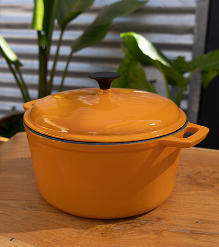 [PEU015] Cacerola hierro orange 26cm 5.7 l