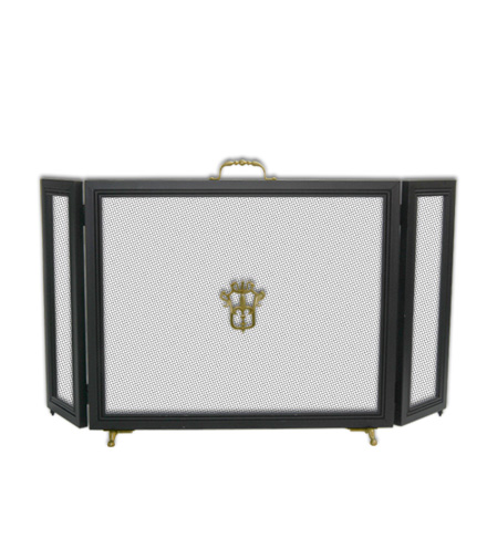 [TA944.80B] Chispero biombo Romano, detalles en bronce