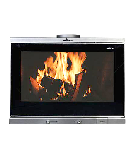 [TR058] Hogar Insertable a leña PARIS BLACK - Tromen