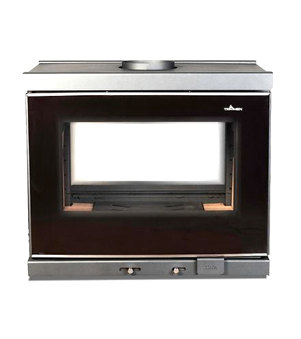 [TR091] Hogar Insertable a leña doble lado ROMA - Tromen