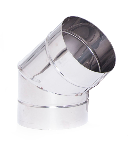 [TR221] Curva de 45º unidad inoxidable de 10 - Tromen