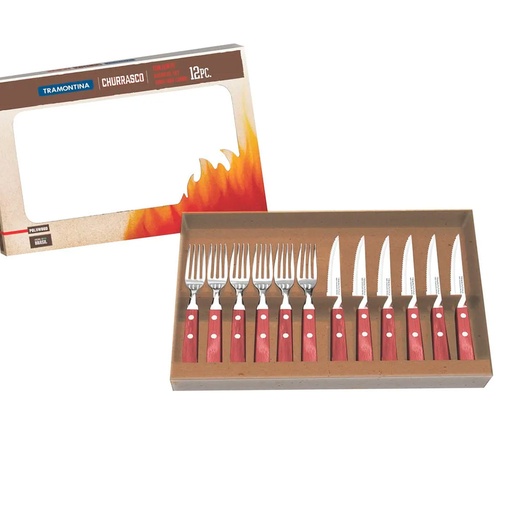 [TRA001] Juego de cubiertos Polywood 12 piezas - Tramontina