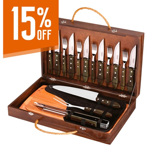 [TRA032] Set asado 17 piezas - Tramontina