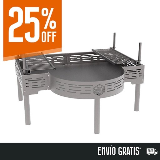 [BID020] Base para asador Estaca  - Fuego Criollo