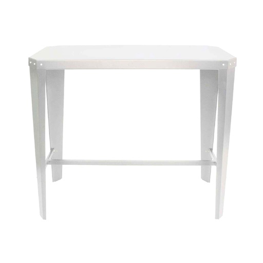 [TR348] Mesa alta Runko 120 blanco - Tromen