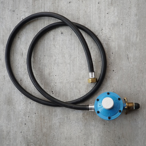 [PAZ002] Regulador modelo 19/4 x 1,50 mts gas envasado