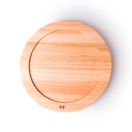 [HER027] Plato de madera Mesopotamia 28 cm - Herencia Grill
