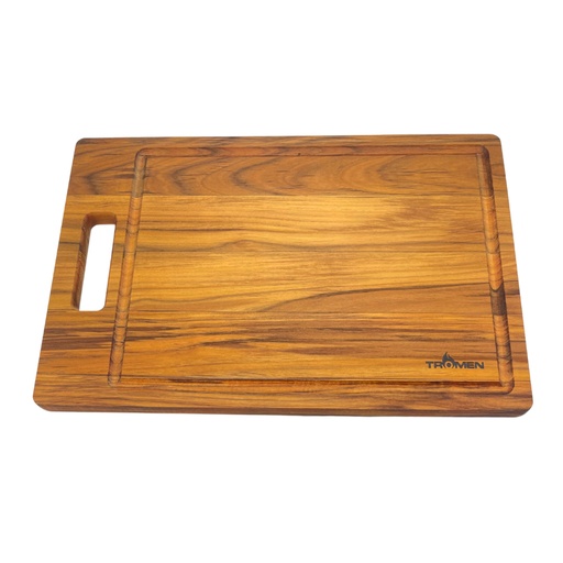 [TR397] Tabla Teca 44x30 con agarre - Tromen