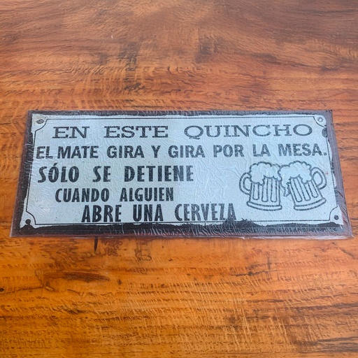 [FOG106] Carteles Patentes - Chapa