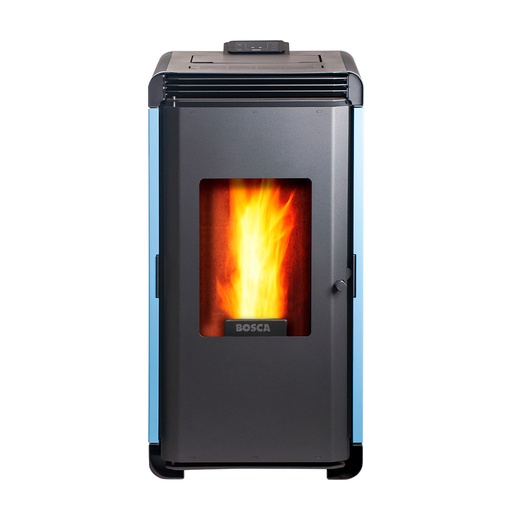 [BSK124] Calefactor alto rendimiento a pellet Hera+ Azul