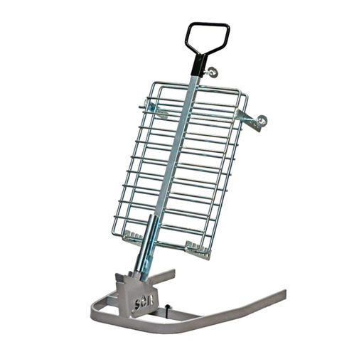 [SPA013] Asador cruz - Estaca libro hierro 45 x 30