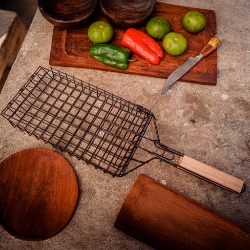 [SPA029] Grillero para verduras grande 36x15cm