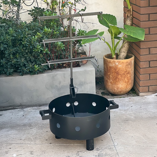 [HJA003] Fogón con parrilla y asador