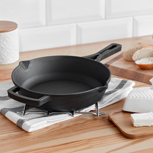 [BRI007] Sartén hierro fundido mango hierro 24 cm - Brizoll