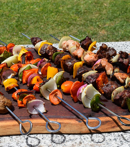 [RAP002] Pinchos brochettes inoxidable x 6 unidades