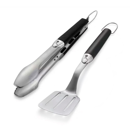 [WEB020] Juego/Set de 2 Pinza y Espátula Premium - Weber