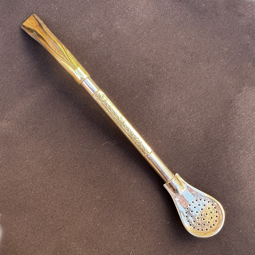 [TIC022] Bombilla Fleje, Alpaca