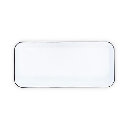 [AXN057] Bandeja enlozada rectangular borde negro